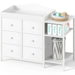 BOLUO Baby Dresser with Changing Table